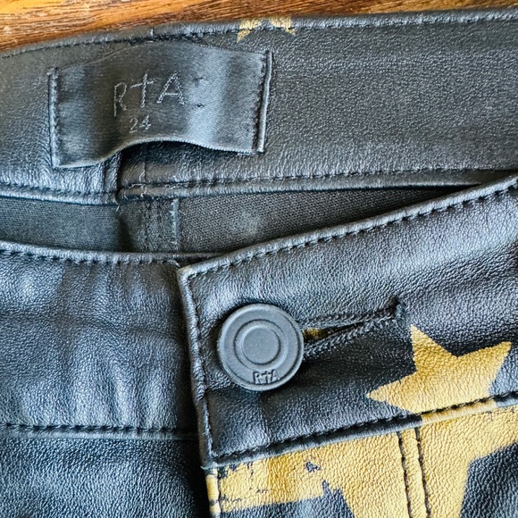 RtA Prince lambskin leather pant size 24 - Picture 11 of 11